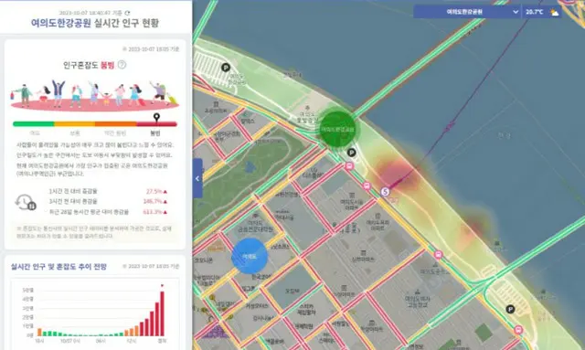 ソウル花火大会に100万人予想、普段より837%急増＝韓国