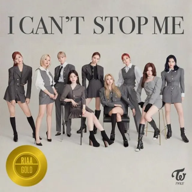 「TWICE」、米レコード協会で「I CAN'T STOP ME」がゴールド認定を獲得