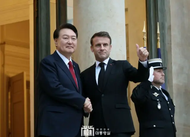 韓・フランス首脳「先端産業協力を強化」…「北朝鮮問題で協力」