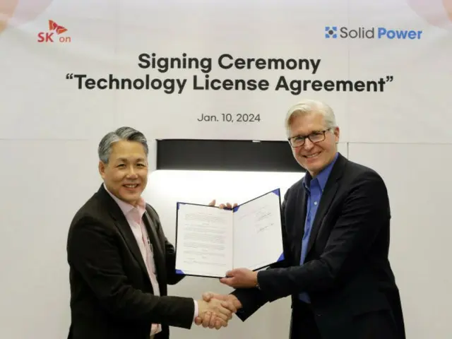 SKオンが米ソリッドパワーと提携、全固体電池を開発へ＝韓国報道