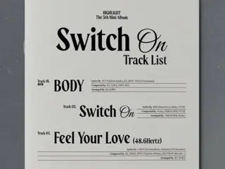 [เป็นทางการ] เปิดตัวมินิอัลบั้มที่ 5 "Highlight" รายการเพลง "Switch On"...เพลงไตเติ้ลคือ "BODY"
