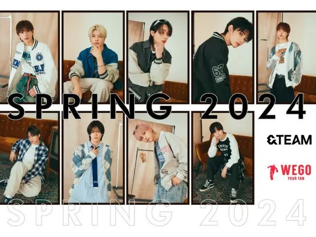 「&TEAM」、WEGO 2024 SPRING & SUMMERのビジュアルモデルに就任！