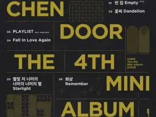 "EXO" CHEN ปล่อยรายชื่อเพลงสำหรับอัลบั้มใหม่ "DOOR" ... Kim Ha On & BE'O เข้าร่วมฟีทเจอริ่ง