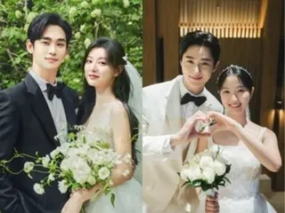 ภาพถ่ายงานแต่งงานที่ยังไม่ได้เผยแพร่ของ "Queen of Tears" Kim Soo Hyun และ Kim JiWoo Won จะจัดขึ้นที่งานป๊อปอัพสโตร์ในกรุงโซล