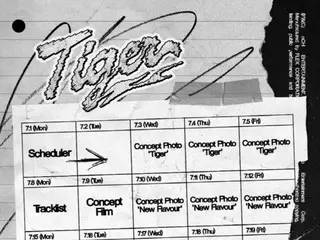 "n.SSign" จะกลับมาในวันที่ 18 ... อัลบั้มรีแพ็คเกจ "Tiger" เปิดตัว