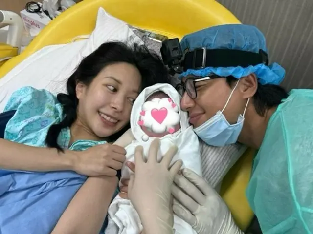 イ・ジフンの日本人妻アヤネさん、出産の心境を語る…“娘の寝顔が夫にそっくり”