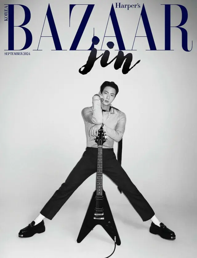 「BTS」JIN、ファッションマガジン「ハーパーズ バザー（Harper's BAZAAR）」9月号のカバー