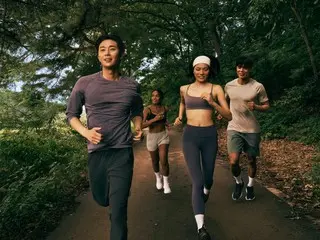 แคมเปญ 'Together We Grow' ของพัคซอจุนกับแบรนด์ชุดกีฬา 'Lululemon'