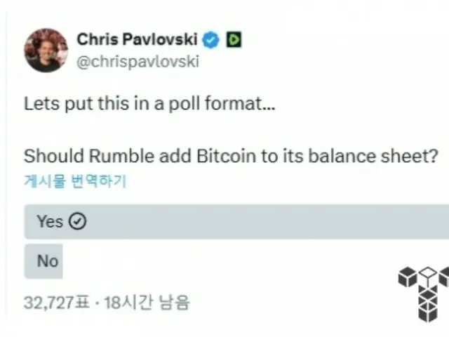 แพลตฟอร์มแชร์วิดีโอ Rumble ประกาศการพิจารณาเพิ่ม Bitcoin...ราคาหุ้นขึ้น