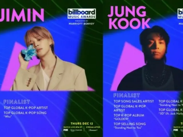 "BTS" JIMIN และ JUNG KOOK ได้รับการเสนอชื่อเข้าชิง "BBMAs" ของสหรัฐอเมริกาเป็นปีที่สองติดต่อกัน ... ความนิยมระดับโลกที่แข็งแกร่งอย่างต่อเนื่องของพวกเขา