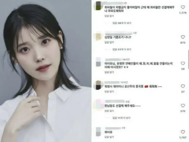 ผู้สนับสนุนยุนโพสต์ข้อความที่เป็นอันตรายใน SNS ของนักร้อง IU = เกาหลีใต้