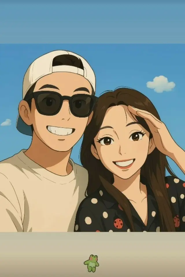 女優ハン・イェスル、著作権問題が騒がしい中…10歳年下の夫とさわやかジブリスタイルツーショット公開