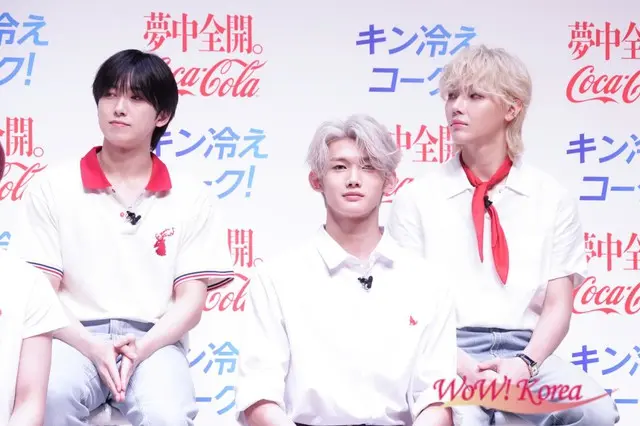 【イベントレポ】「&TEAM」、コカ・コーラ「いつもより 2℃冷たい自動販売機」体験取材会に登壇「みなさんもキン冷えコークとともにこの夏を夢中全開で楽しみましょう！」5