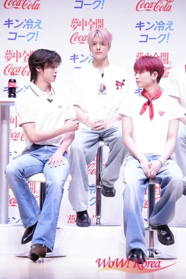 【イベントレポ】「&TEAM」、コカ・コーラ「いつもより 2℃冷たい自動販売機」体験取材会に登壇「みなさんもキン冷えコークとともにこの夏を夢中全開で楽しみましょう！」7