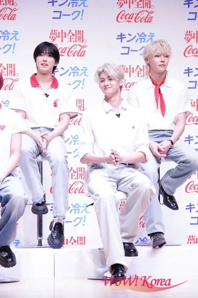 【イベントレポ】「&TEAM」、コカ・コーラ「いつもより 2℃冷たい自動販売機」体験取材会に登壇「みなさんもキン冷えコークとともにこの夏を夢中全開で楽しみましょう！」8