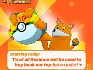 Let'sBonk ประกาศ "1% ของรายได้ทั้งหมดจะถูกใช้สำหรับการซื้อคืนโทเค็นของระบบนิเวศ BONK"