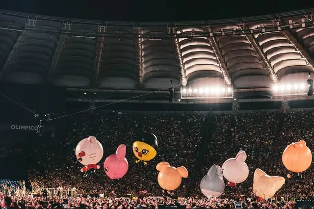 「Stray Kids」、“K-POP初公演＆チケットソールドアウト”…スタディオ・オリンピコ・ディ・ローマでヨーロッパスタジアムツアー有終の美02