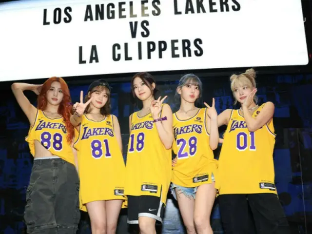 “LE SERAFIM” กลายเป็นเทพีแห่งชัยชนะของ Los Angeles Lakers!