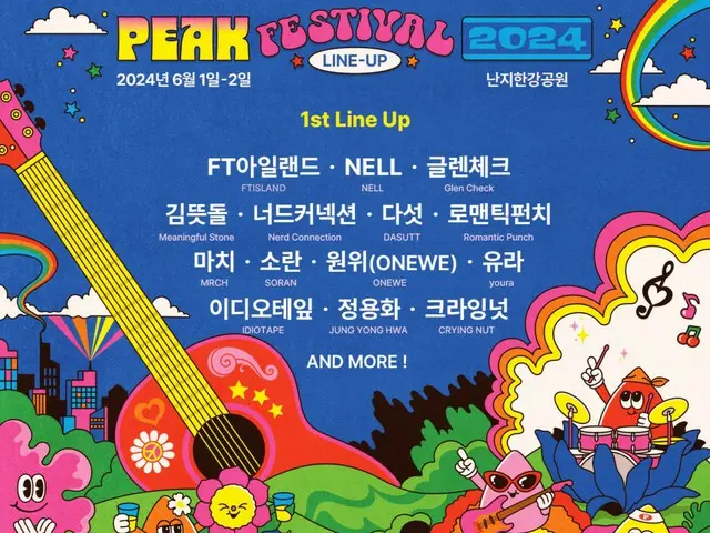 "FTISLAND" & "NELL" & Jung Yong Hwa (CNBLUE) และอีกมากมาย... "PEAK FESTIVAL 2024" เปิดตัวรายชื่อศิลปินชุดแรกแล้ว!