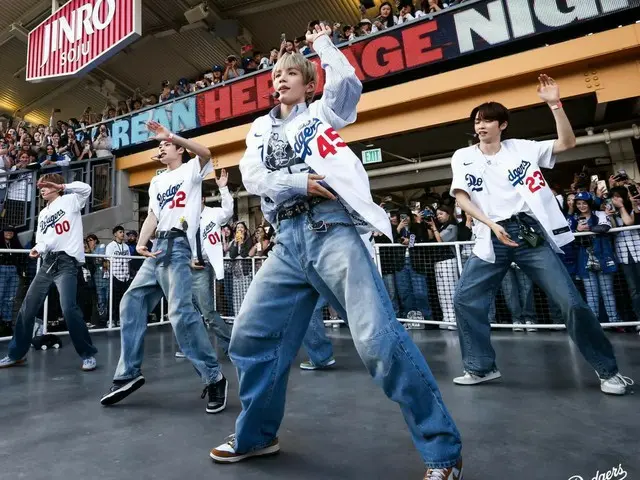 “RIIZE” ปรากฏตัวที่ Dodgers Stadium แล้ว! …เพลิดเพลินกับ “ค่ำคืนมรดกวัฒนธรรมเกาหลี” (รวมวิดีโอ)