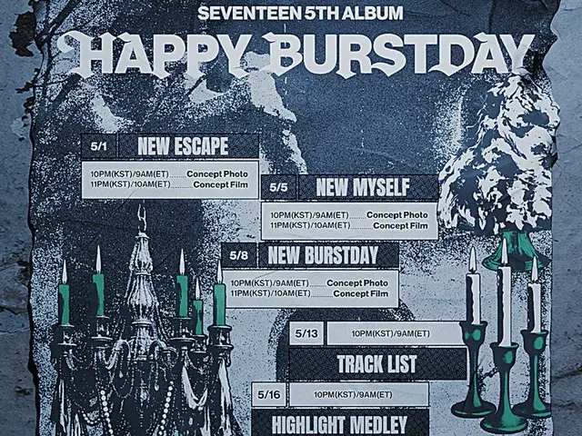 SEVENTEEN เผยตารางโปรโมทอัลบั้มเต็มชุดที่ 5 "HAPPY BURSTDAY"!