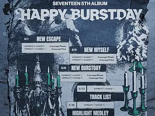 SEVENTEEN เผยตารางโปรโมทอัลบั้มเต็มชุดที่ 5 "HAPPY BURSTDAY"!
