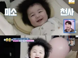 ฮารุ ลูกชายของนักแสดงชิมฮยองทัก มีผมสวยเหมือนราออนเลย... "เขาอายุแค่ 6 เดือนแต่ยังใช้ไดร์เป่าผมอยู่เลย" (Superman Returns)