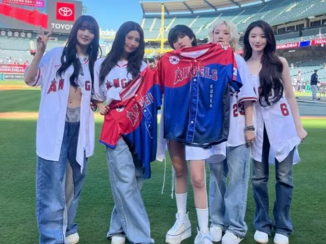 i-dle เพื่อแสดงและขว้างลูกแรกก่อนเกมที่ Los Angeles Angels ของ MLB