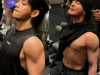 V, JUNG KOOK และ RM จากวง BTS กำลังเพิ่มน้ำหนักที่ลอสแองเจลิส (มีวิดีโอรวมอยู่ด้วย)