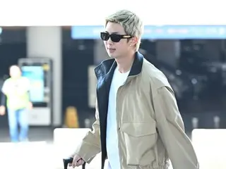 [ภาพสนามบิน] RM วง BTS เดินทางออกนอกประเทศด้วยชุดฤดูใบไม้ร่วง