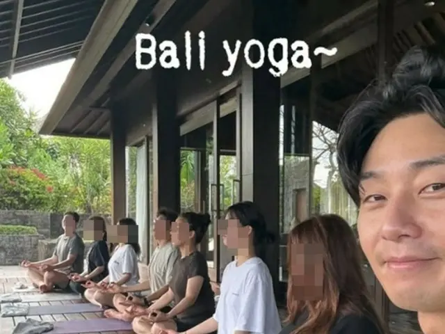 ปาร์คซอจุน ผู้มีรูปร่างที่เป็นธรรมชาติและผ่อนคลายในบาหลี